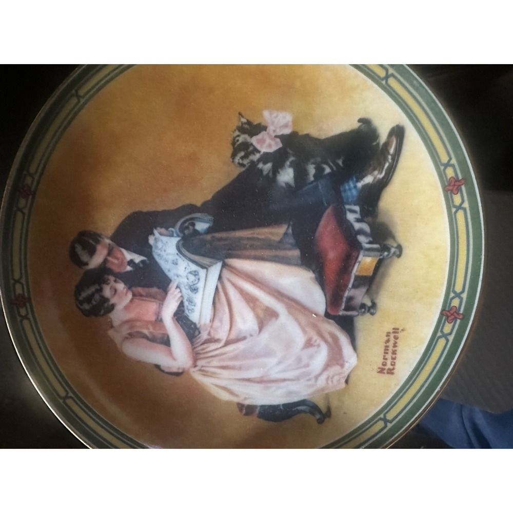 1985‎ A COUPLE'S COMMITMENT Norman Rockwell PLATE